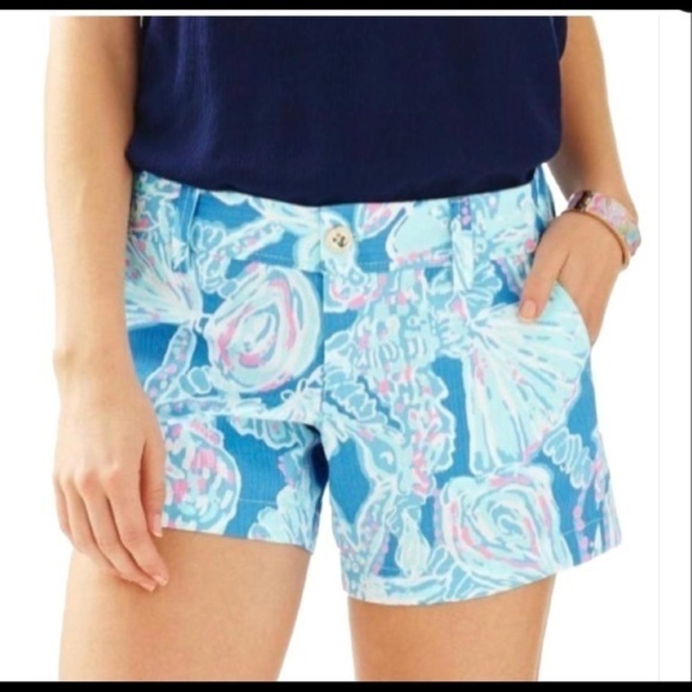 Lilly Pulitzer‎ Callahan Blue NWOT Shorts Size 00